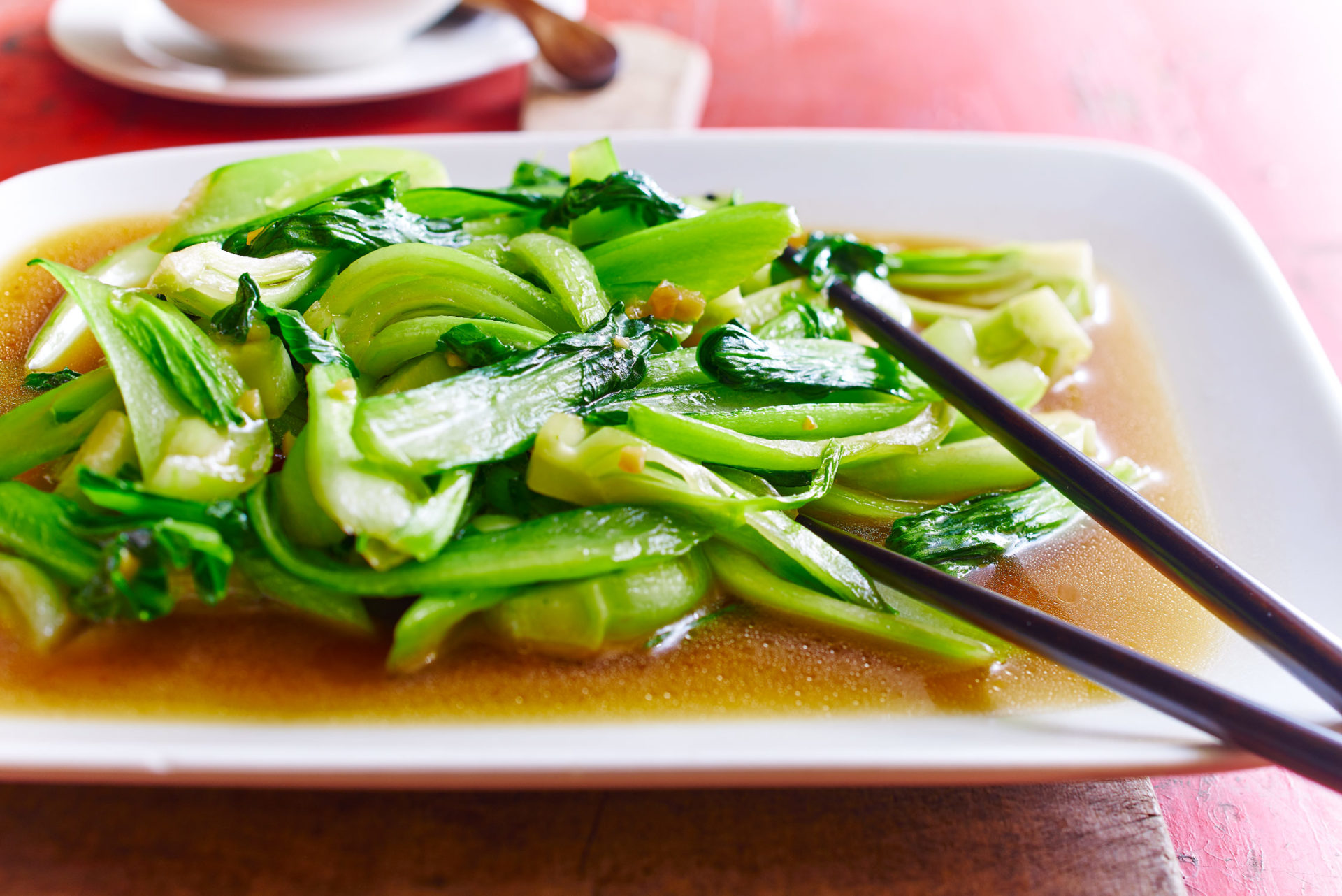 Himmlischer Frieden - gebratener Pak Choi mit Knoblauch