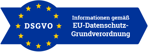 Informationen gemäß EU-Datenschutz-Grundverordnung DSGVO